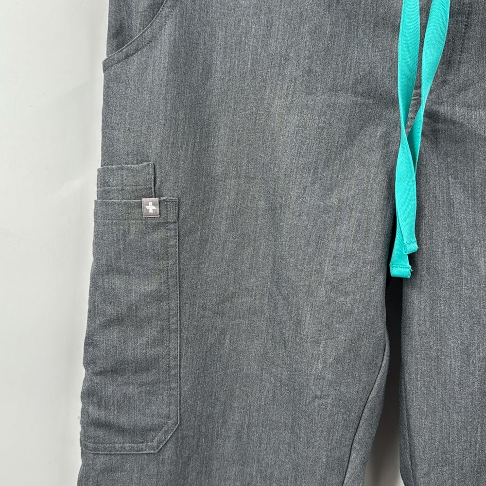 Figs Gray Livingston Basic Scrub Pants - image 2